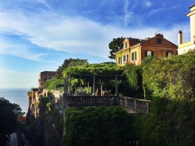 Village by the sea