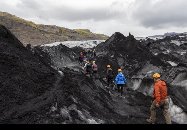 Iceland volcano exploring