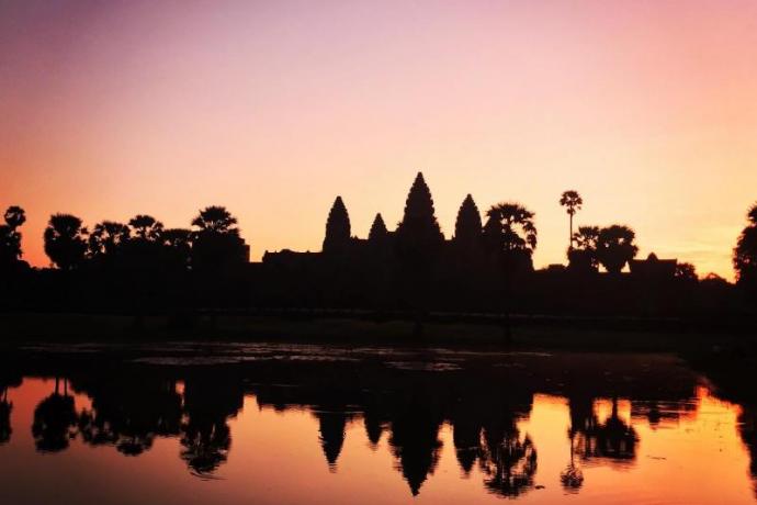 Sunset at Angkor Wat